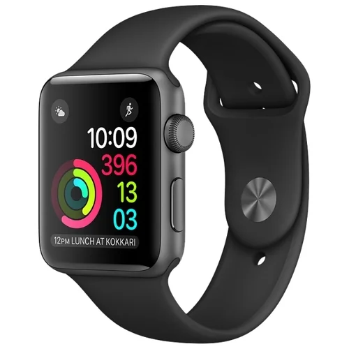 Смарт-часы APPLE Watch Series 2 38mm Space Grey with Black (MP0D2)