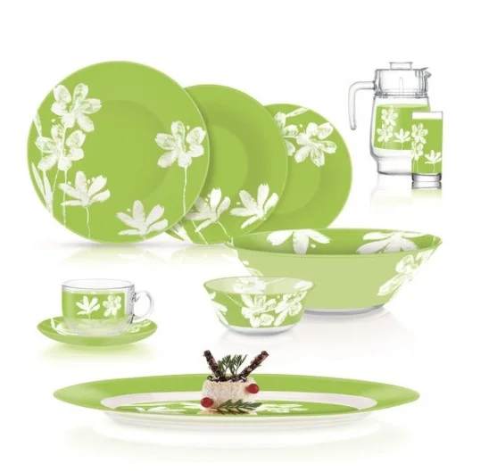 Фото Сервиз LUMINARC Q4850 AMBI COTTON FLOWER 46PC