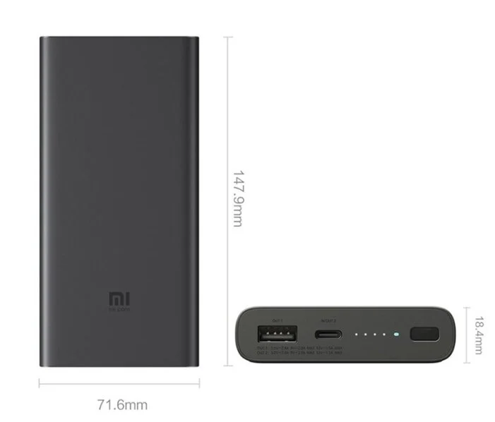 Цена Power Bank XIAOMI 10000 mAh Wireless Black