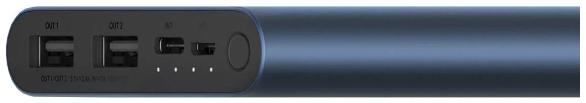 Цена Power Bank XIAOMI 3 10000 mAh Black (VXN4274GL)