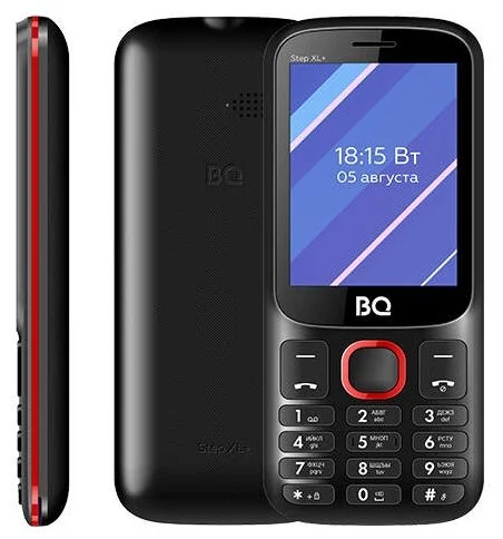 Фото Мобильный телефон BQ-2820 Step Black+Red