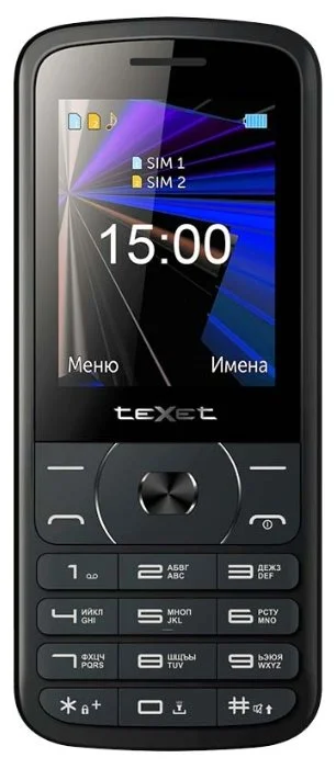 Мобильный телефон TEXET TM-D229 Black