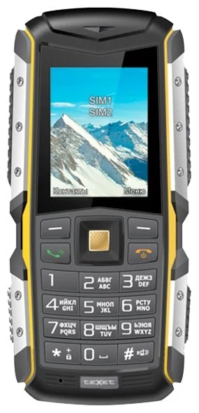 Мобильный телефон TEXET TM-512R Black-yellow