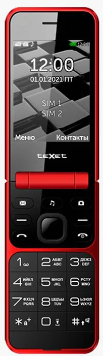 Мобильный телефон TEXET TM-405 Red