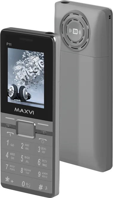 Фото Мобильный телефон MAXVI P11 Silver