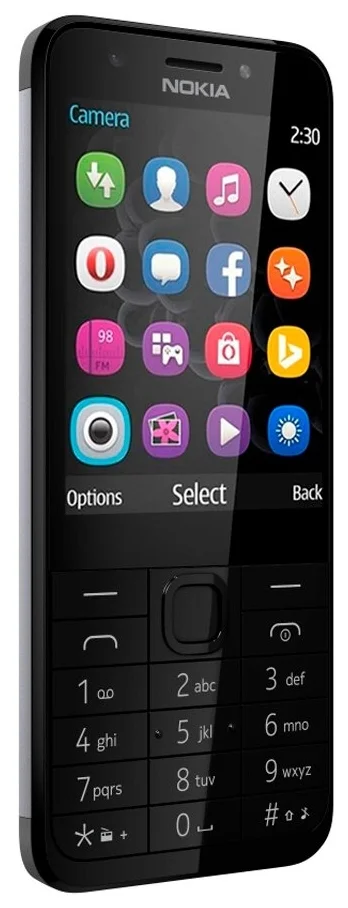 Картинка Мобильный телефон NOKIA 230 DS RM-1172 Dark_Silver (A00026971)