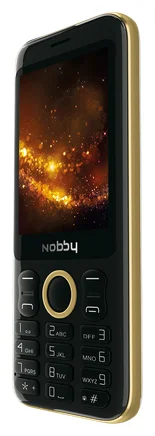 Фотография Мобильный телефон NOBBY 321 Black-Gold