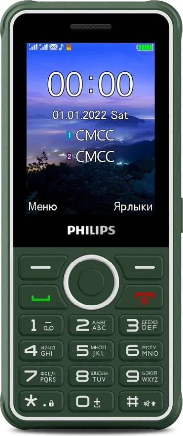 Фото Мобильный телефон PHILIPS Xenium E2301 Green