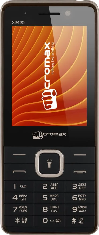 Фото Мобильный телефон MICROMAX X2420 Black-Champagne