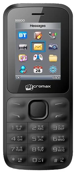Фото Мобильный телефон MICROMAX X1800 Black