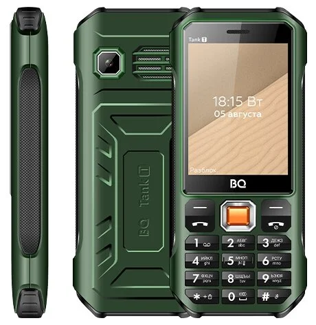 Фото Мобильный телефон BQ 2824 Tank T Dark Green