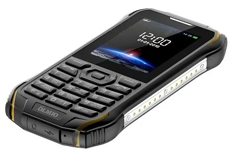 Картинка Мобильный телефон OLMIO X05 Black-Yellow