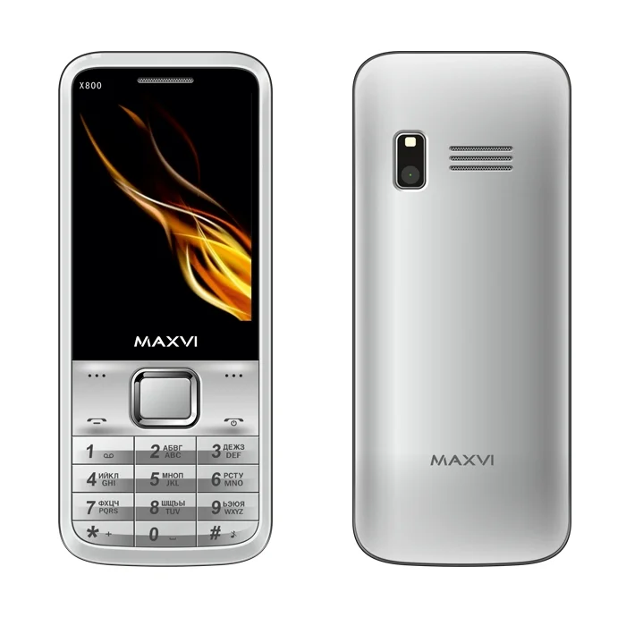 Фото Мобильный телефон MAXVI X800 Silver