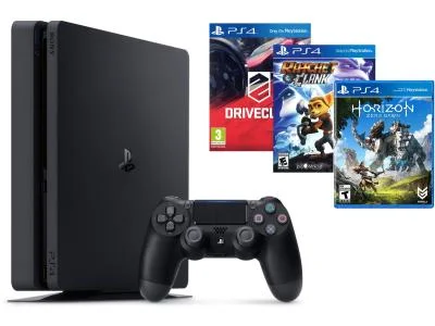 Игровая консоль SONY PS4 500Gb (CUH-2108A) Horizon Zero Dawn, Ratchet&Clank, Driveclub + PSPlus 3 месяца