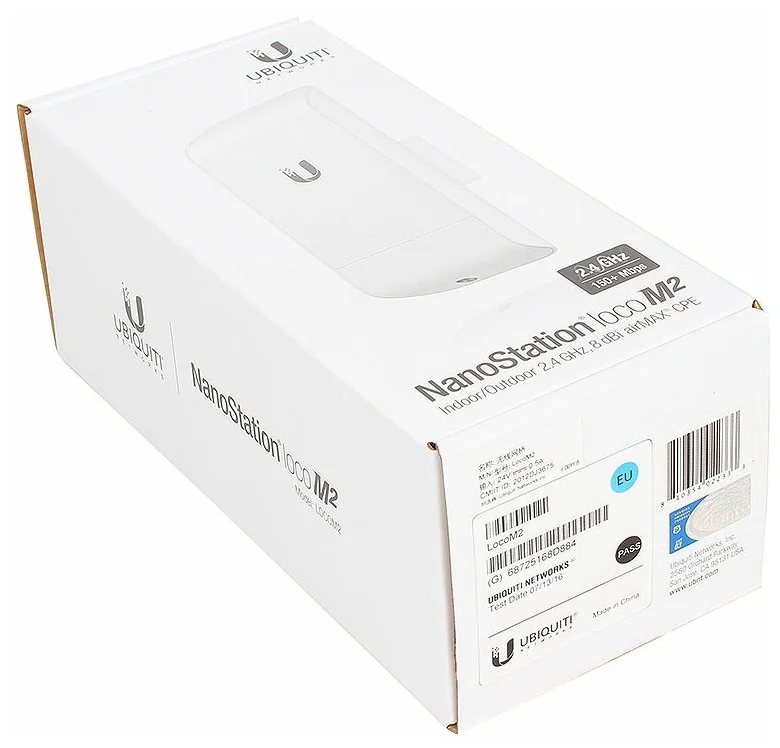 Точка доступа наружная UBIQUITI NanoStation Loco M2 Казахстан