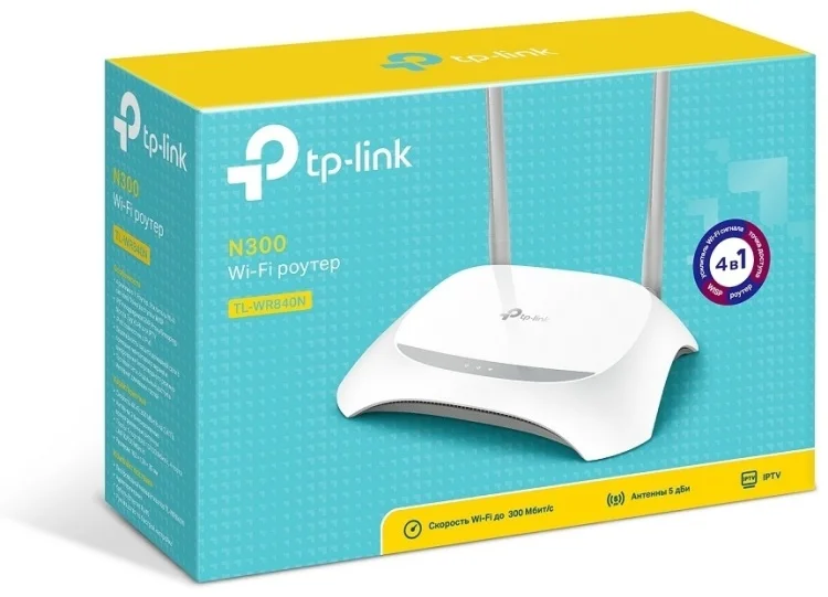 Картинка Маршрутизатор TP-LINK TL-WR840N