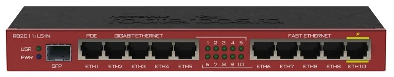 Маршрутизатор MIKROTIK MikroTik RB2011iLS-IN
