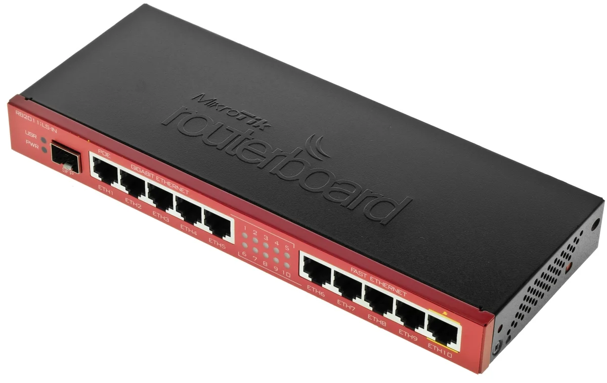 Фото Маршрутизатор MIKROTIK MikroTik RB2011iLS-IN
