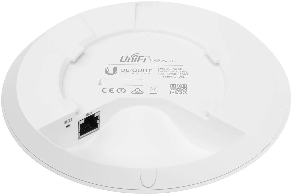 Картинка Точка доступа потолочная UBIQUITI UniFi UAP-AC-LITE