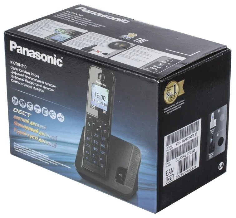 Картинка Радиотелефон PANASONIC KX-TGH 210 UAB