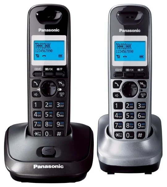 Радиотелефон PANASONIC KX-TG2512RU2 Dark Grey