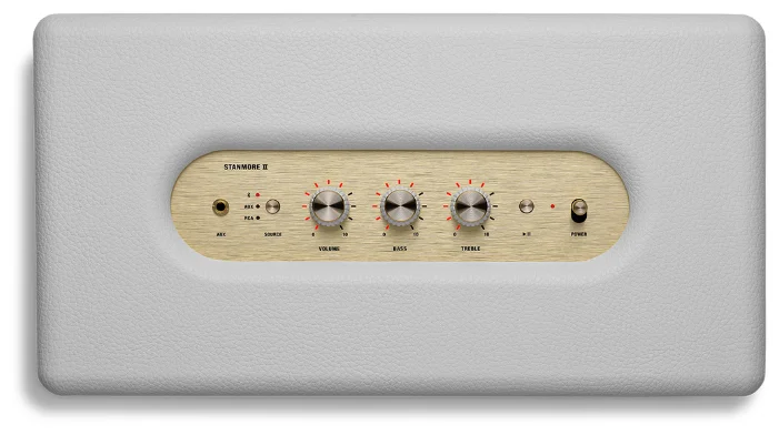 Картинка Портативная акустика MARSHALL STANMORE BT II WHITE (ACCS-10205)