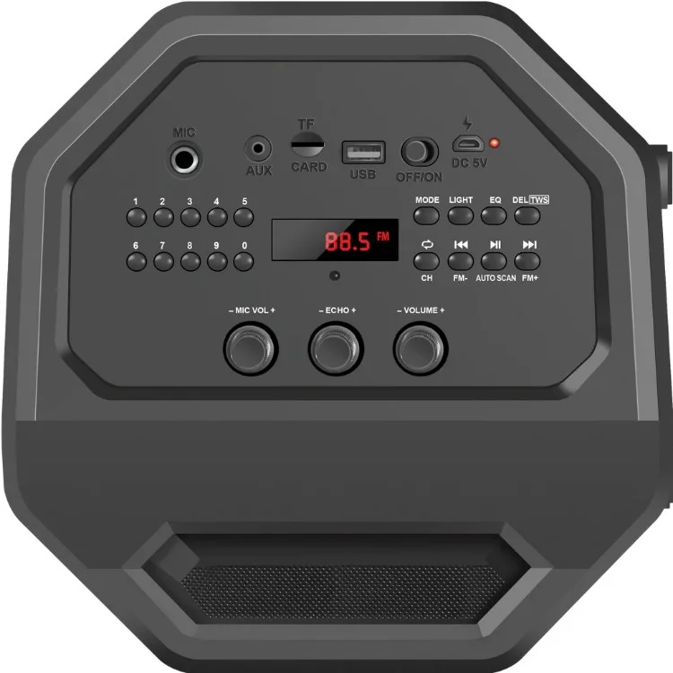 Фотография Портативная акустика DEFENDER Rage 50Вт Light/BT/FM/USB/LED/TWS (65109)