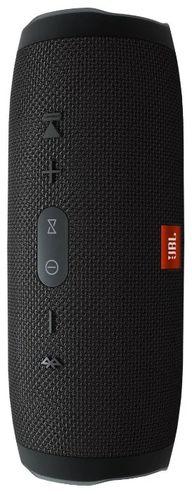 Фото Портативная акустика JBL Charge 3 Black (JBLCHARGE3BLKEU)