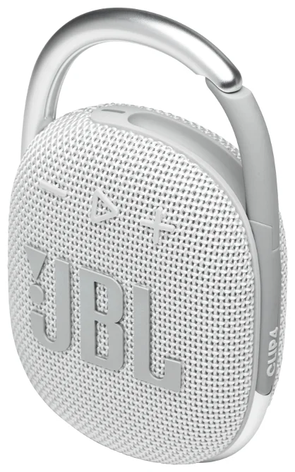 Фотография Портативная акустика JBL Clip 4 White (JBLCLIP4WHT)
