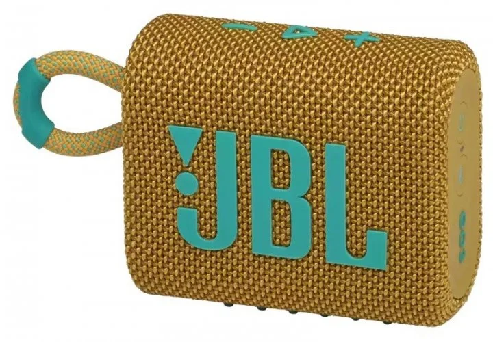 Портативная акустика JBL Go 3 Yellow (JBLGO3YLW)