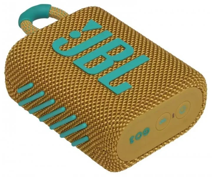 Фотография Портативная акустика JBL Go 3 Yellow (JBLGO3YLW)