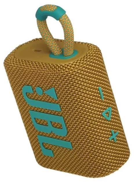 Картинка Портативная акустика JBL Go 3 Yellow (JBLGO3YLW)
