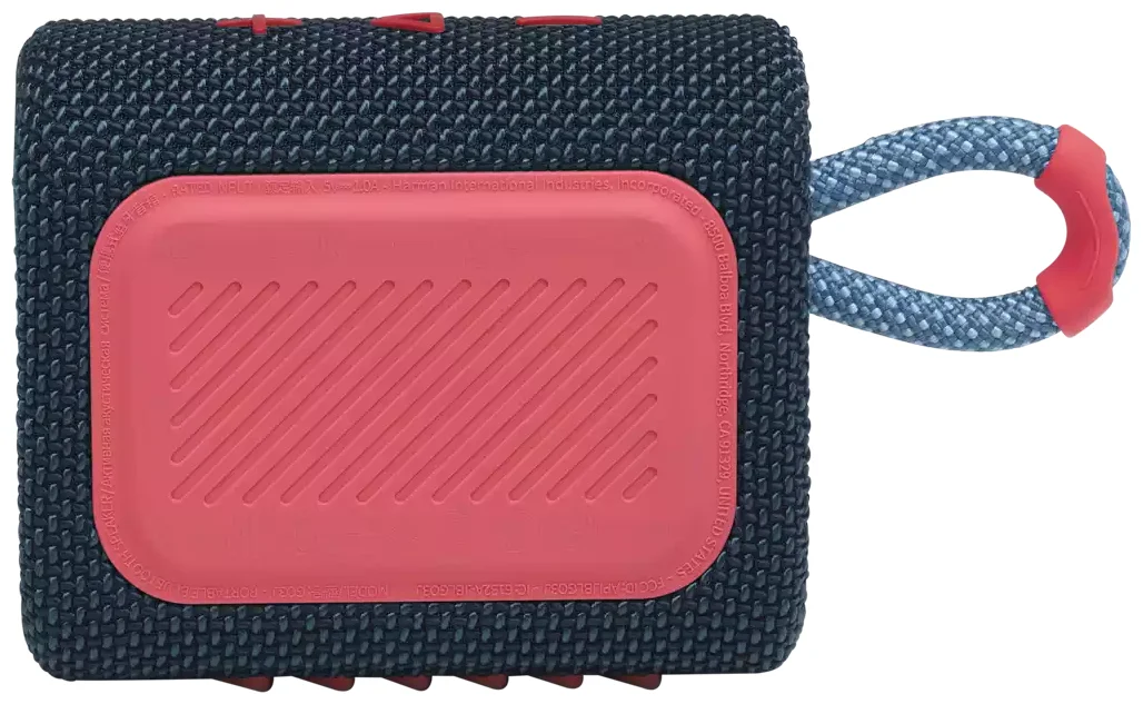 Фотография Портативная акустика JBL Go 3 Blue (JBLGO3BLU)