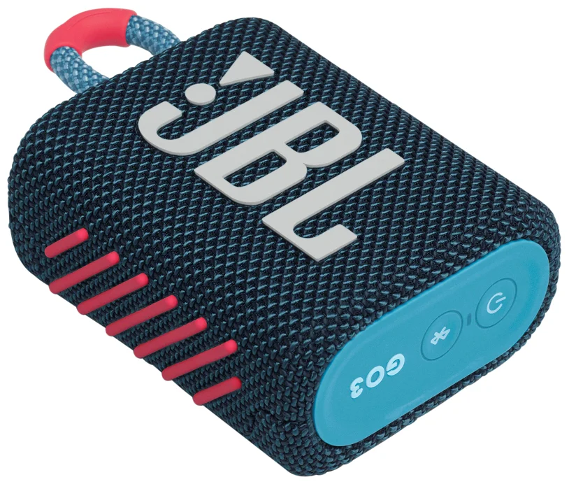 Купить Портативная акустика JBL Go 3 Blue (JBLGO3BLU)