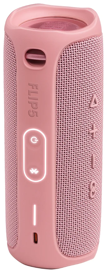 Картинка Портативная акустика JBL Flip 5 Pink (JBLFLIP5PINK)