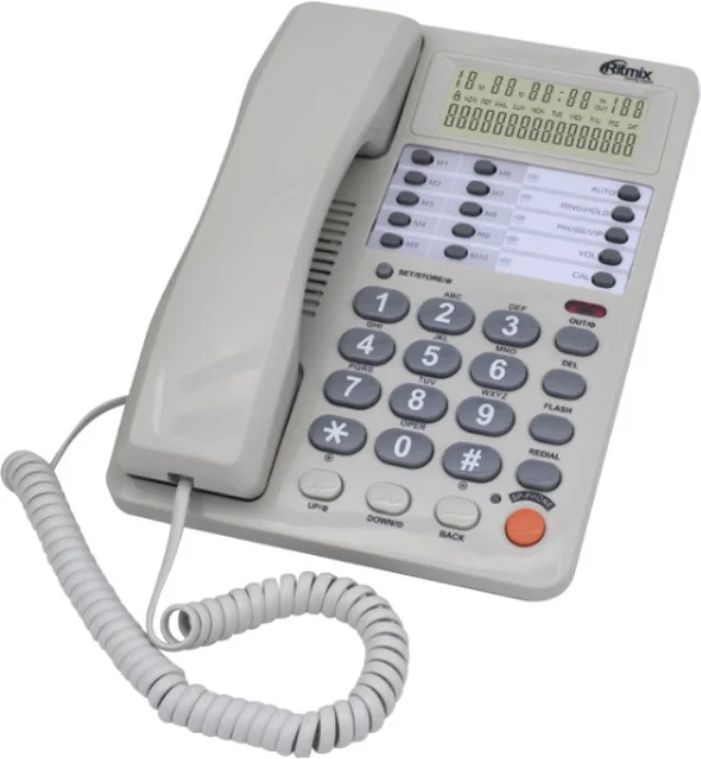 Проводной телефон RITMIX RT-495 White