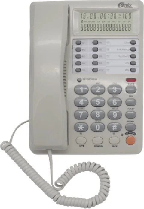 Фото Проводной телефон RITMIX RT-495 White