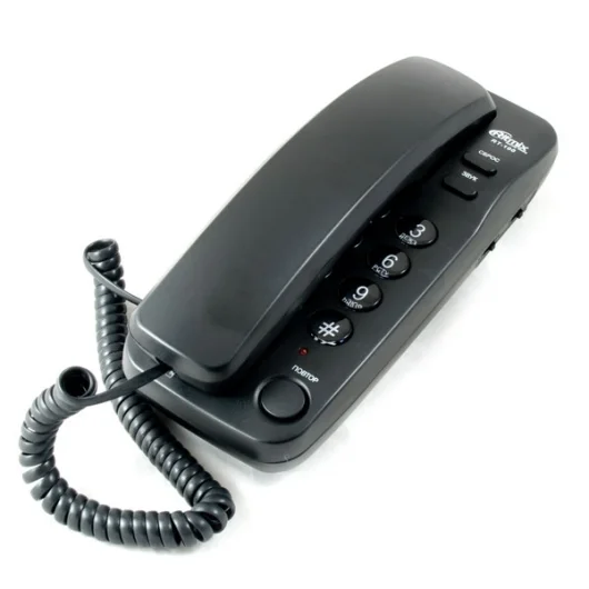 Фото Проводной телефон RITMIX RT-100 Black