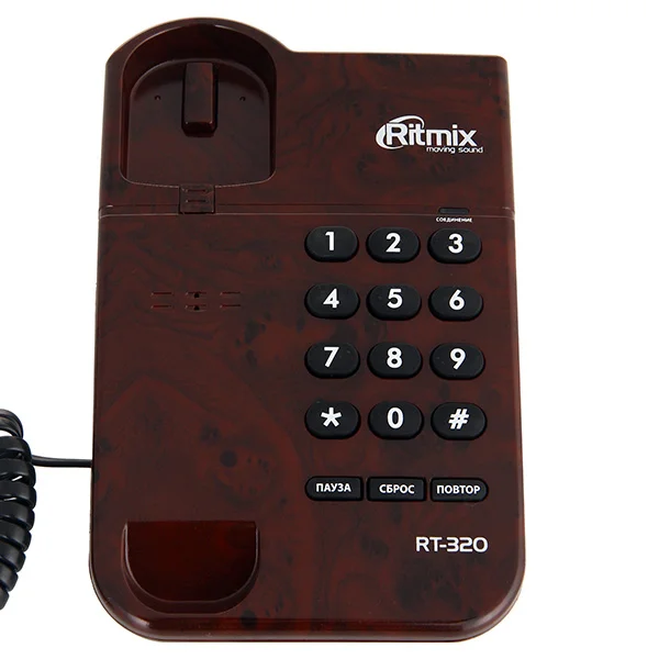 Фото Проводной телефон RITMIX RT-320 Coffee marble