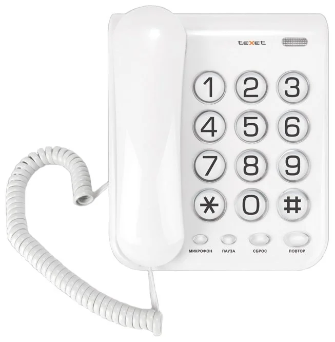 Проводной телефон TEXET TX-262 Grey