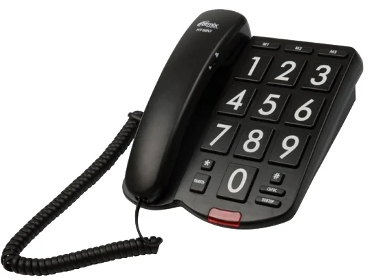Фото Проводной телефон RITMIX RT-520 Black