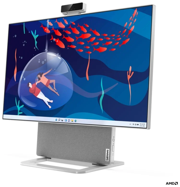 Фотография Моноблок LENOVO Yoga AIO7 27'QHD/Ryzen 7-7840HS/16gb/1Tb/Win11 (F0HK001HRK)