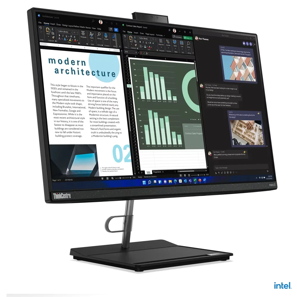 Цена Моноблок LENOVO ThinkCentre Neo 30a 23,8"FHD/i3-1220P/8gb/256gb/DOS (12B0004HRU)