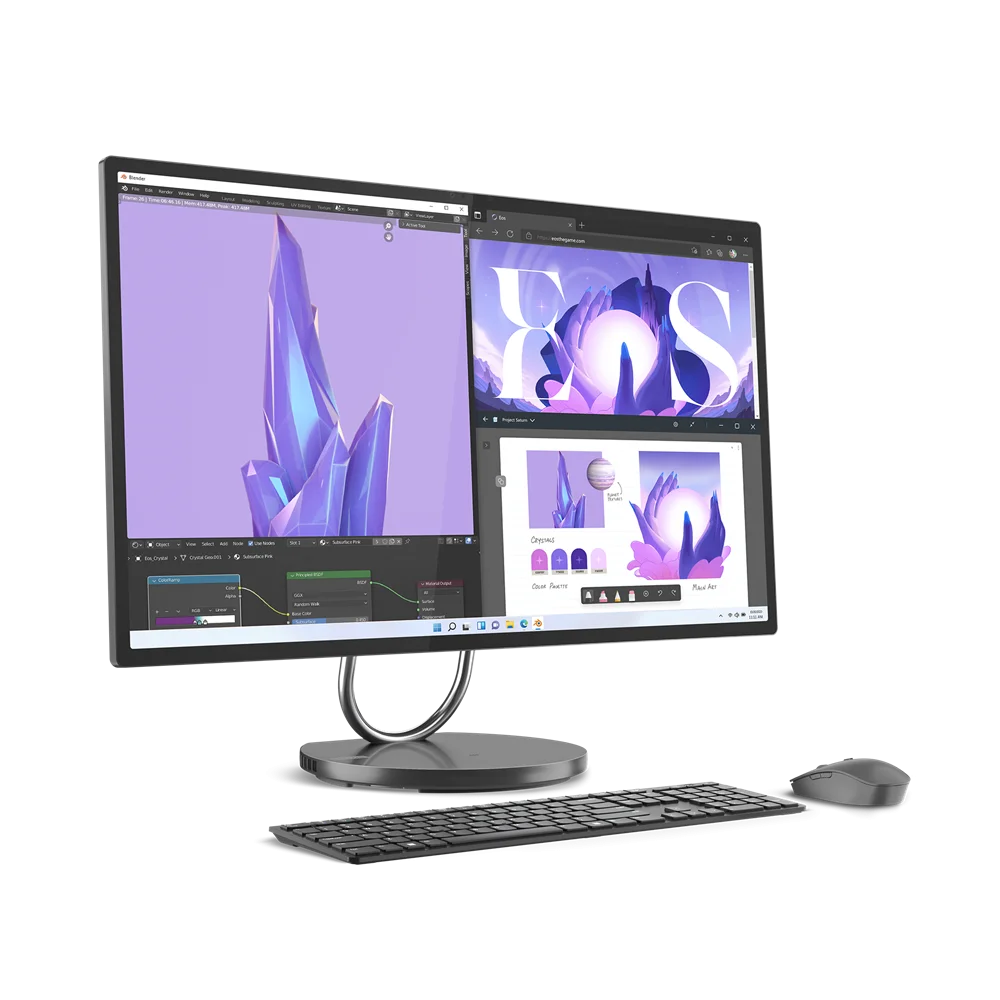 Фотография Моноблок LENOVO Yoga AIO 9 31,5'/i9-13900H/16gb/1Tb ssd/Nos (F0HJ0015RK)