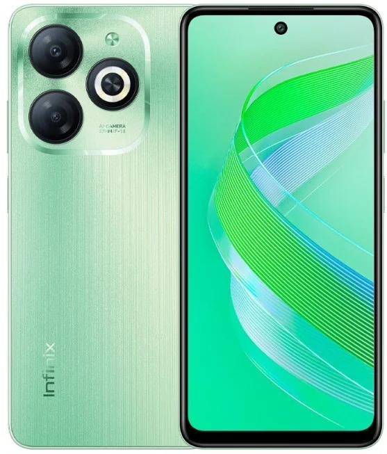 Фото Смартфон INFINIX Smart 8 4/64 Gb Crystal Green (X6525)