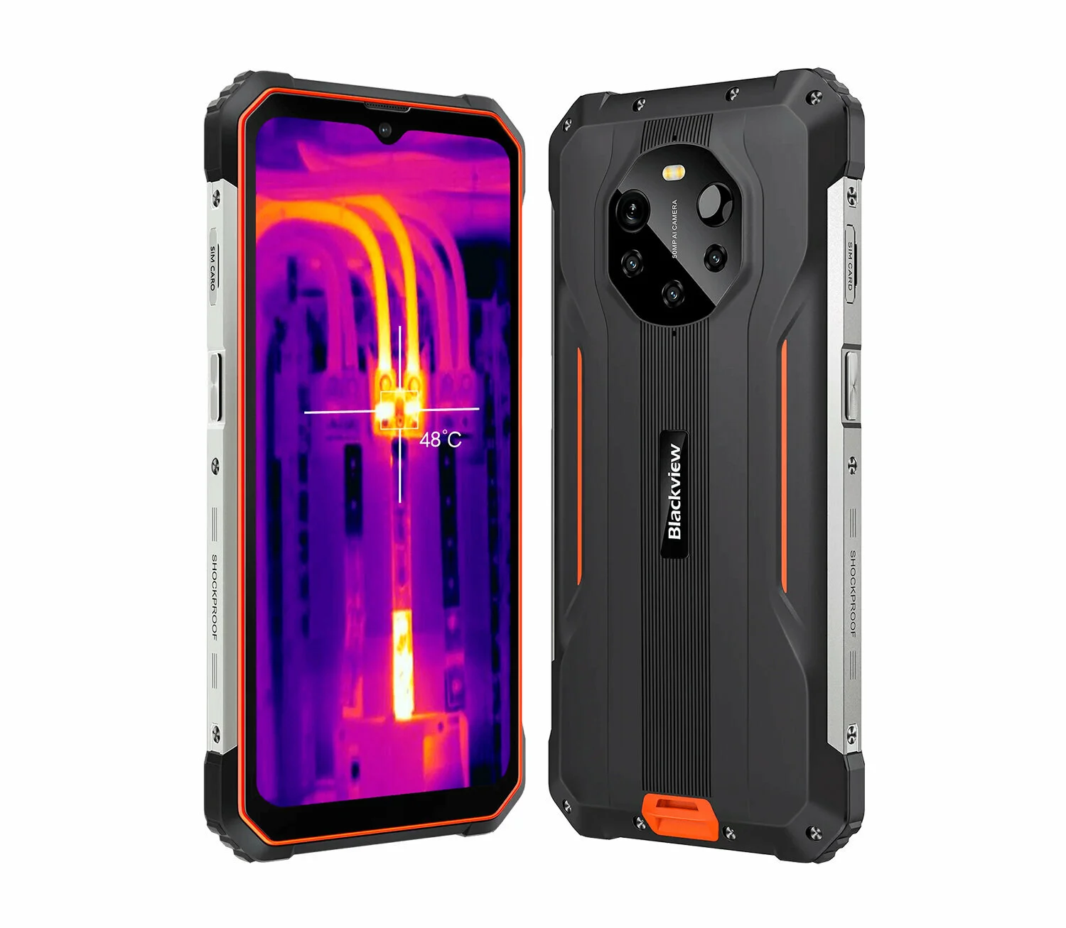 Смартфон BLACKVIEW BL8800 Pro 6.58" 8/128Gb Orange Казахстан