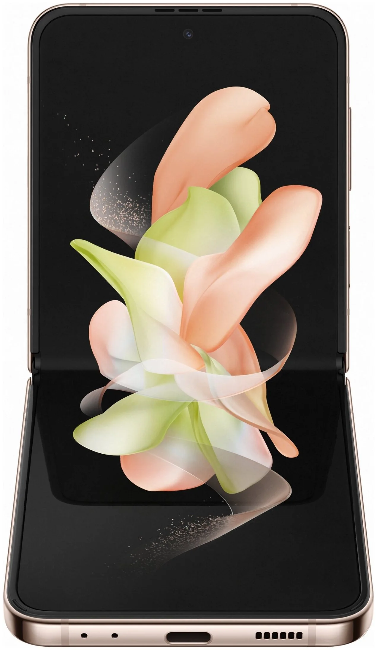 Картинка Смартфон SAMSUNG Galaxy Z Flip4 5G 256GB Gold (SM-F721BZDHSKZ)