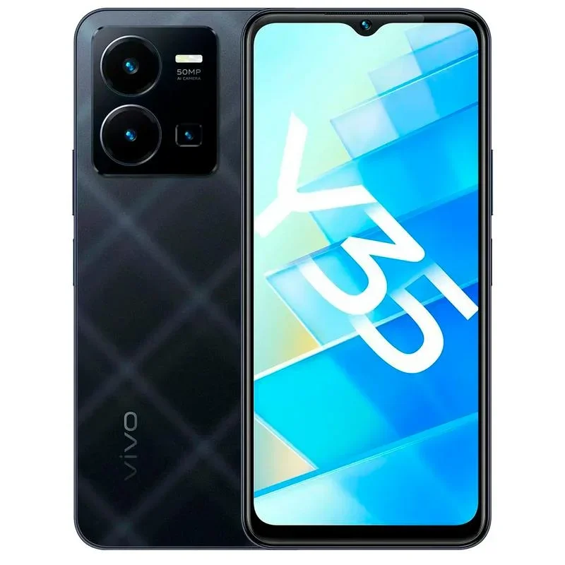 Смартфон VIVO Y35 64Gb Agate Black