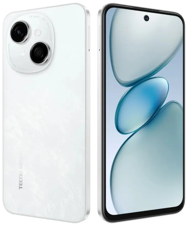 Фото Смартфон TECNO Spark Go 1 3/64Gb Glittery White (KL4)