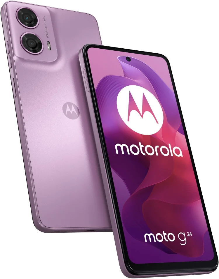 Фото Смартфон MOTOROLA G24 8/128Gb Pink Lavender